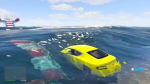 ПРОЕХАЛ ВОДНЫЕ КОЧКИ НА ГИГАНТСКОЙ САМОЙ ДЛИННОЙ MAHINDRA THAR В ГТА 5! ЭКСПЕРИМЕНТЫ В GTA 5