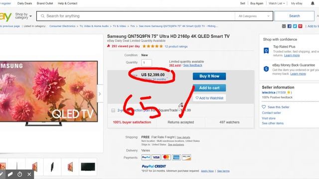 {Best Deal} Samsung 75" Ultra HD 2160p 4K QLED Smart TV for $2,399.00 смотреть онлайн