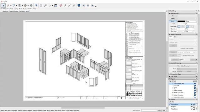 Creating CabWriter Shop Documents Including LayOut Part 2 смотреть онлайн