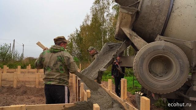 Фундамент для дома из бруса под ключ - Москва и Подмосковье - ЭкоХат