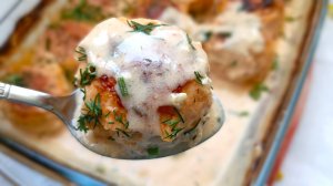 Куриные тефтели с рисом и овощами - приготовление в духовке