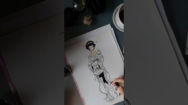 Sketch_Geisha_