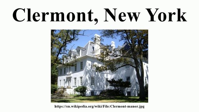 Clermont, New York смотреть онлайн