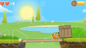 Red Ball 4 Зелёные холмы 9 уровень
