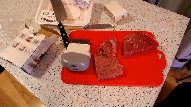 Kitchendao Deluxe Meat 48 Ultra Sharp Needles Tenderizer Tool Kitchen Gadget Review смотреть онлайн