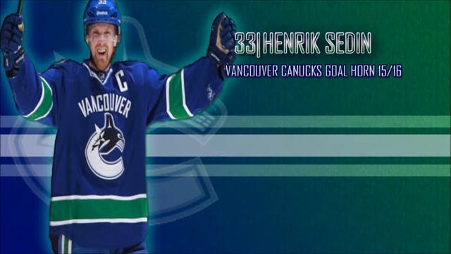 Vancouver Canucks - Henrik Sedin Goal Horn 2015/16 (HD) смотреть онлайн