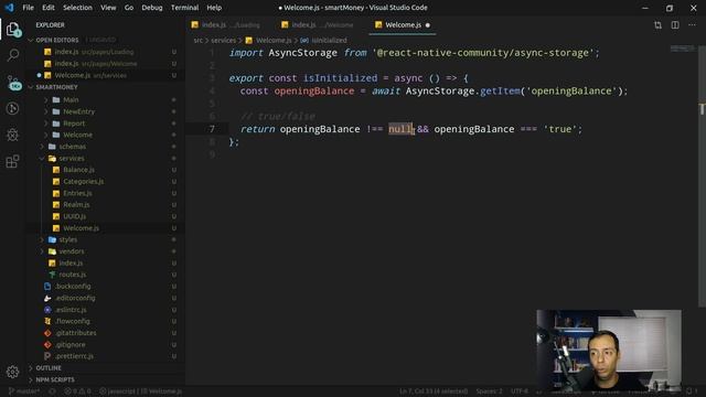 React Native - SmartMoney - 1104 - Integrando com o sistemas de rota смотреть онлайн