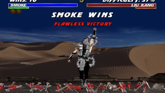Mortal Kombat Komplete ( Mortal Kombat Trilogy ) SMOKE Gameplay Playthrough смотреть онлайн