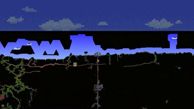 Прохождение Terraria 1.4 Мастер мод. Часть 16. Королева пчел. смотреть онлайн