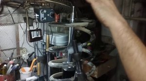 Замена передней стойки hyundai santafe 2005 год 2.0 дизель