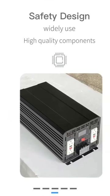 3000watt-6000Watt pure sine wave inverter with GFCI sockets смотреть онлайн