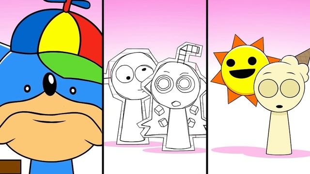 Спрунки - МОД ИГРА В КАЛЬМАРА - Мруна и Вирум, а также Мили и ГФ, фаза 2, против фазы 3, против фаз смотреть онлайн