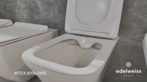 Унитаз подвесной Black & White W-723