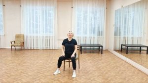 Комплексная зарядка со стулом | ЛФК упражнения