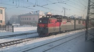 Глазами пассажира из вагона пассажирского поезда РЖД "Москва-Улан Удэ" | Поездка на поезде