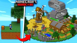 Это лучший СТАРТ на СКАЙ БЛОКЕ за 100 Дней в Майнкрафт ХАРДКОР с 1000 МОДОВ!