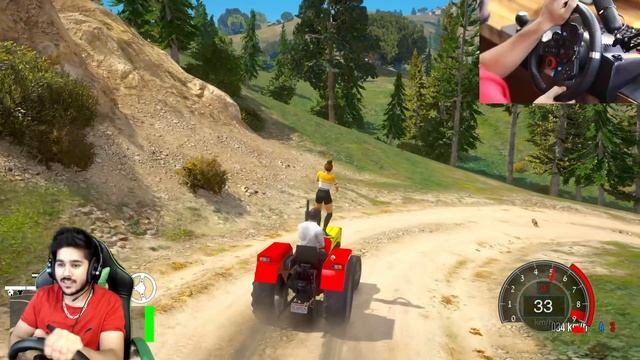 GTA 5 : KALUWA AND NATASHA JI MODIFIED SIDHU MOOSEWALA TRACTORE FOR MICHAEL SHOWROOM OMG!