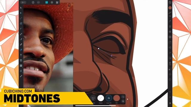 the Process - An Affinity Designer vector portrait of Andre 3000 in 6 mins смотреть онлайн