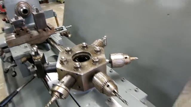 Clausing Model 5913 Variable Speed Engine Lathe with Turret Attachment смотреть онлайн