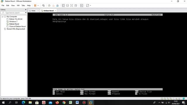 konfigurasi samba server pada debian 10 | Nurul fakiah XII TKJ3 смотреть онлайн