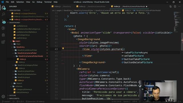 React Native - SmartMoney - 1007 - Adicionando Câmera no Aplicativo - Parte 3 смотреть онлайн