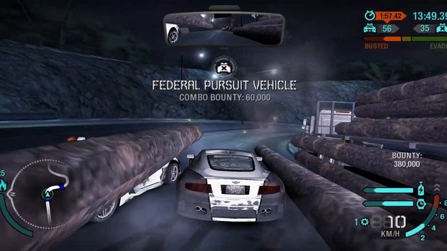 Need for Speed Carbon -Wolf's Aston Martin Heat 5 Epic Cop Pursuit -97 Cop Cars Disabled-3Mil Bount смотреть онлайн