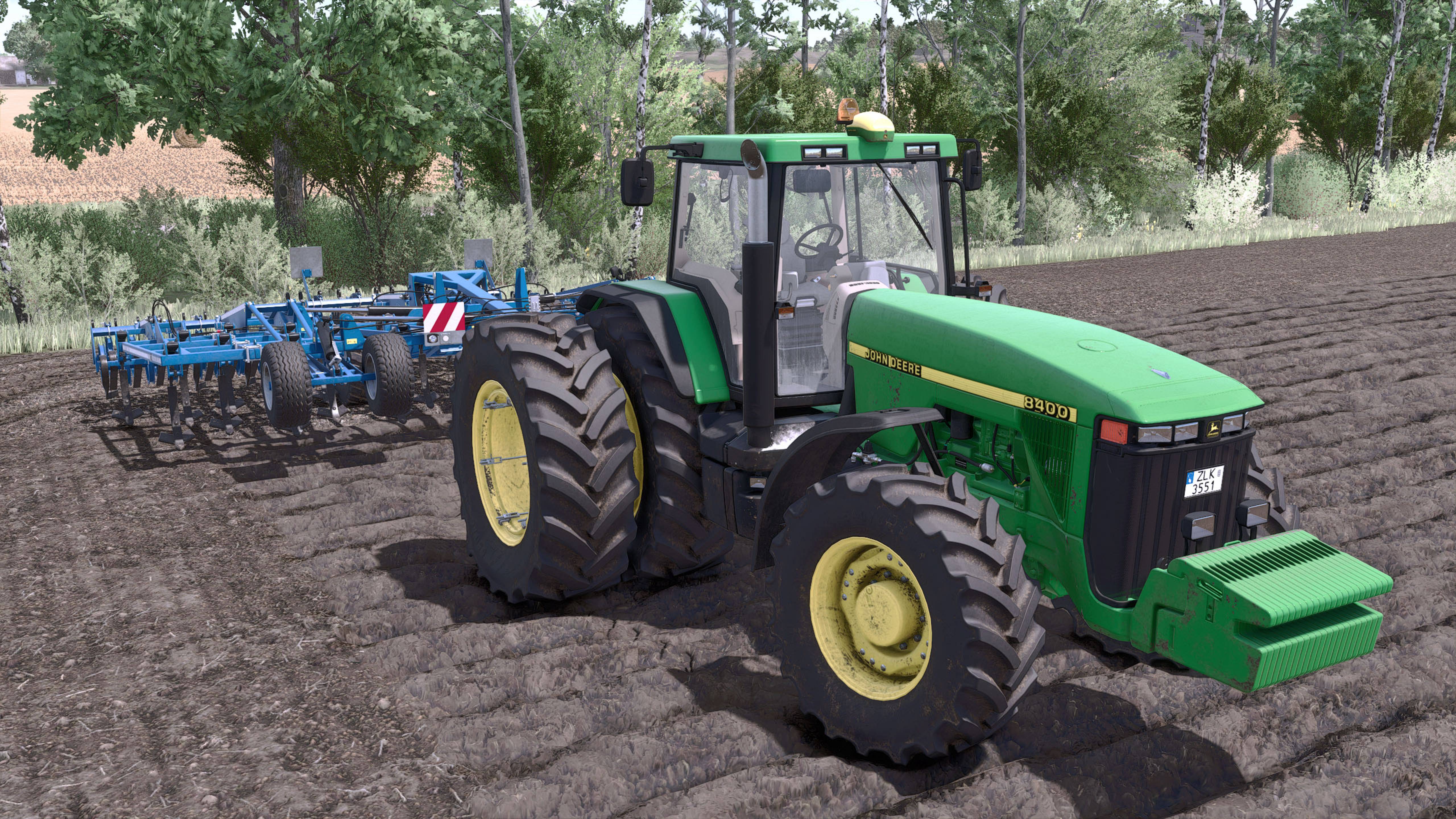 Farming Simulator 25 / Культивация John Deere 8400 + Köckerling Vector 800 смотреть онлайн