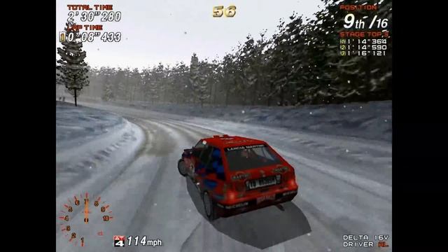 Sega Rally 2 (PC) 10 year - Year 1 (Lancia Delta Integrale) смотреть онлайн