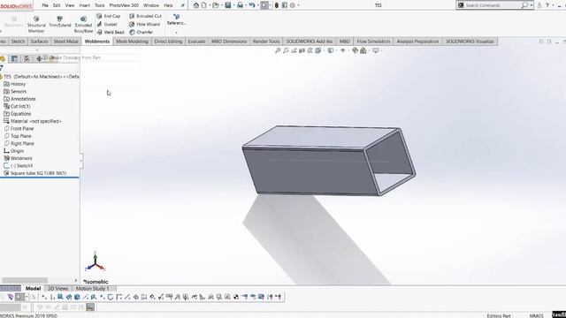 solidworks custom weldment library смотреть онлайн