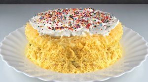 Салат на Пасху "ПАСХАЛЬНЫЙ КУЛИЧ". Праздничный салат!!!!