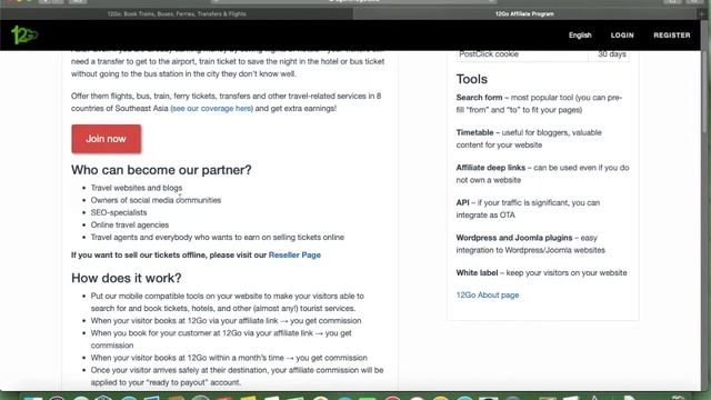 How to Become an Affiliate Partner/Reseller of 12goAsia for Blogs, Websites and Travel Agency смотреть онлайн