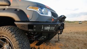 Бампер силовой передний BMS ALFA для УАЗ Патриот (под расширители Lapter)