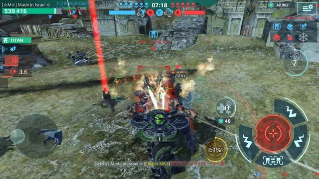 Minos + Titan Anticontrol War Robots Review смотреть онлайн
