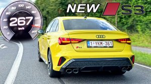 НОВАЯ AUDI S3 8Y Рестайлинг | 0-100 100-200 КМ/Ч  и МАКСИМАЛЬНАЯ СКОРОСТЬ на АВТОБАНЕ AutoTopNL