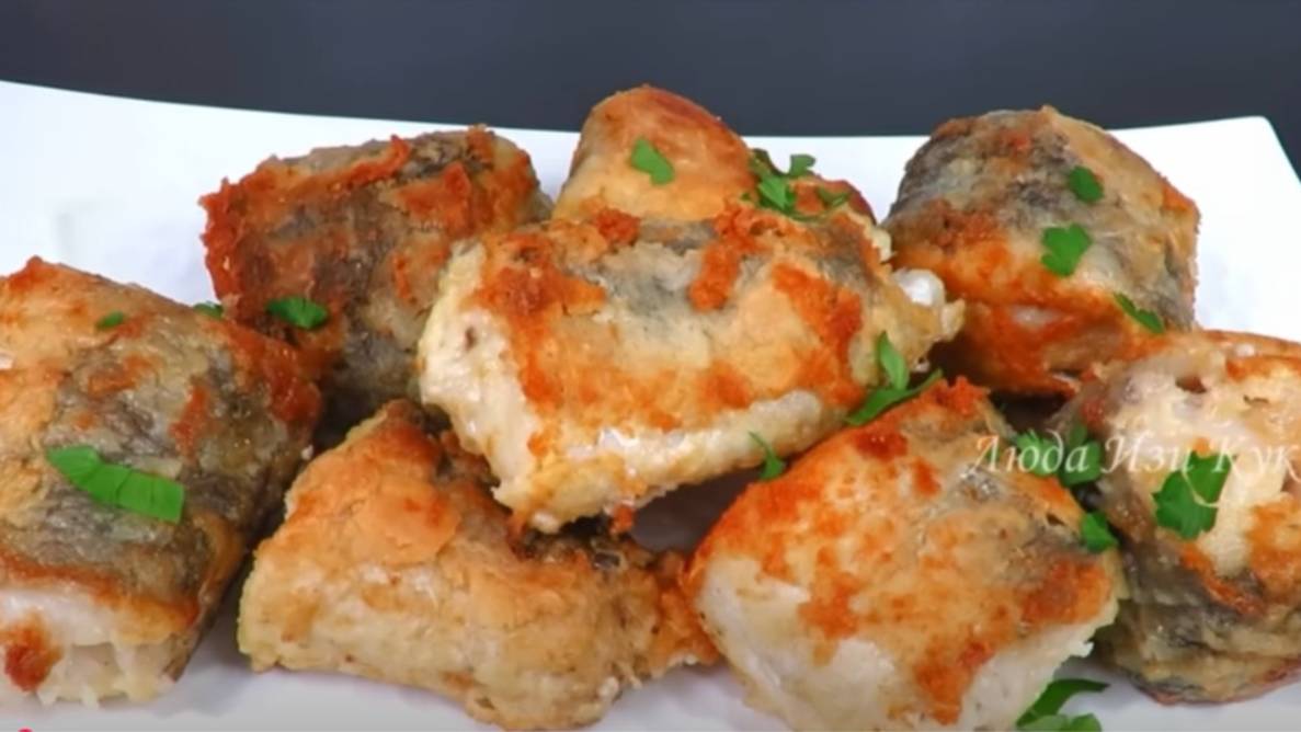 Сочный жареный хек смотреть онлайн