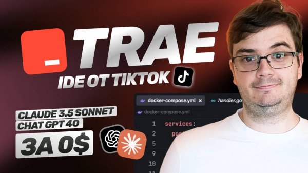 За 0$: Trae IDE от TikTok с Chat GPT и Claude [+2 техники AI-кодинга]