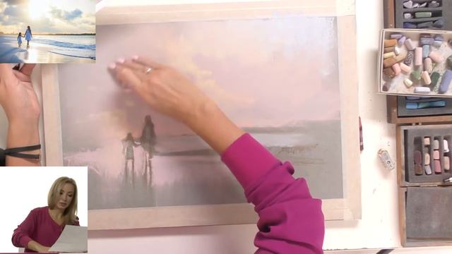 Как нарисовать море пастелью — kalachevaschool.ru — Пошаговый мастер-класс Елены Таткиной смотреть онлайн