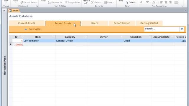 Microsoft Office Access 2010 -Use the Assets Web Database template смотреть онлайн