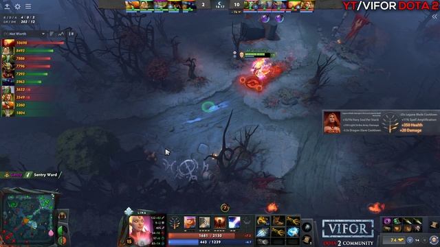 Yatoro - Lina | Dota 2 Pro Gameplay [Learn Top Dota] смотреть онлайн