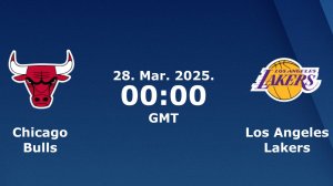27.03.2025 | Чикаго Буллз — Лос-Анджелес Лейкерс | Bulls at Lakers