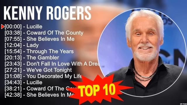 K e n n y R o g e r s Greatest Hits 💚 Top 200 Artists of All Time 💚 80s 90s Country Music смотреть онлайн