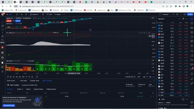 Flashback Dec 29, 2022 Day trade Apple example смотреть онлайн