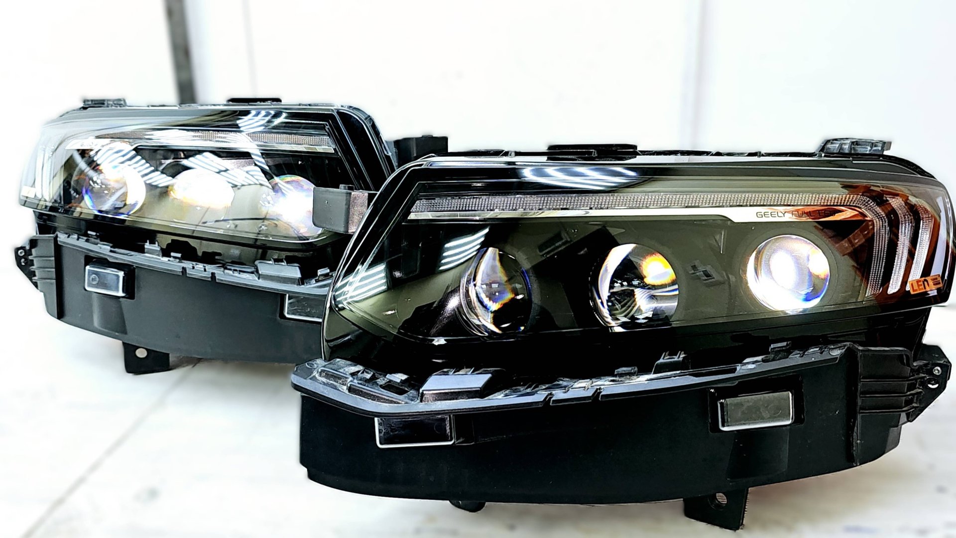 Geely Tugella QBiled тюнинг фары смотреть онлайн