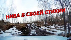 ЛАДА НИВА В СВОЕЙ СТИХИИ. ЛЕД,ГРЯЗЬ И ГОРА.