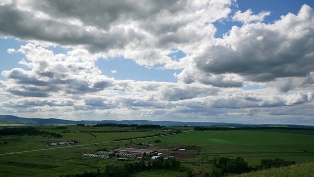 SlowTV.Вид на облака с горы Асентау. Медленное ТВ.