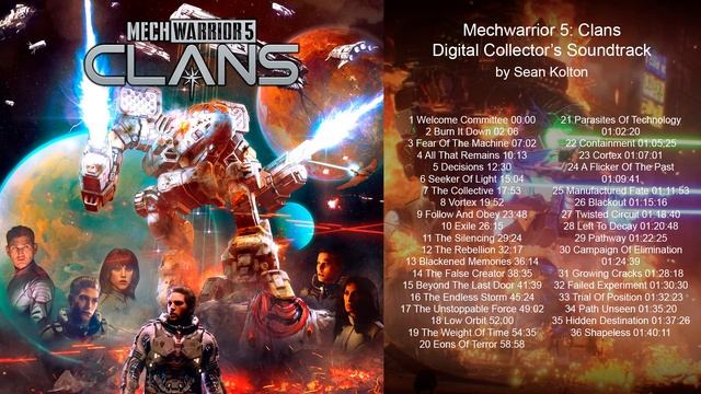 Mechwarrior 5: Clans Digital Collector’s Soundtrack смотреть онлайн