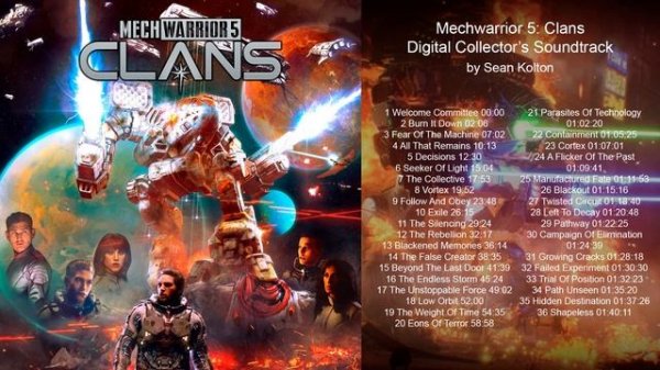 Mechwarrior 5: Clans Digital Collector’s Soundtrack