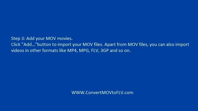 Convert MOV to FLV смотреть онлайн