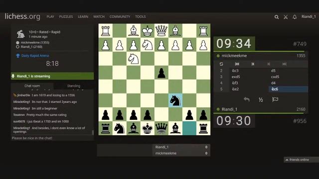 Rapid chess | lichess.org | 11/04/2023 смотреть онлайн