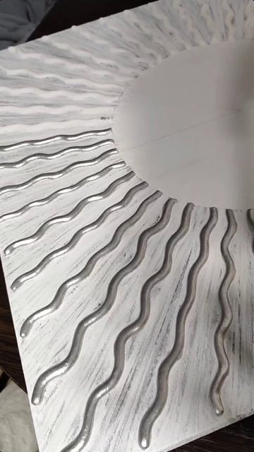 Оформление зеркала в интерьере. #homedecor #art #abstractart #творчество #картина #картинавинтерьер